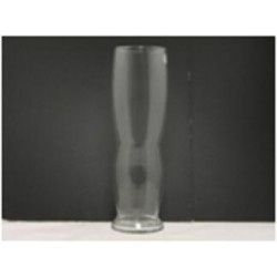 Vase glass d16xh65cm clear